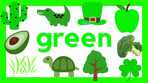 Learn Colors Green Learning Colors Green Activities Preschool Activity