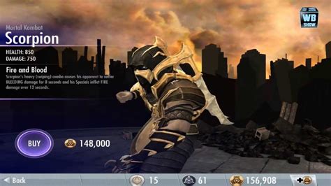 Injustice Gods Among Us Mortal Kombat Scorpion Now Available