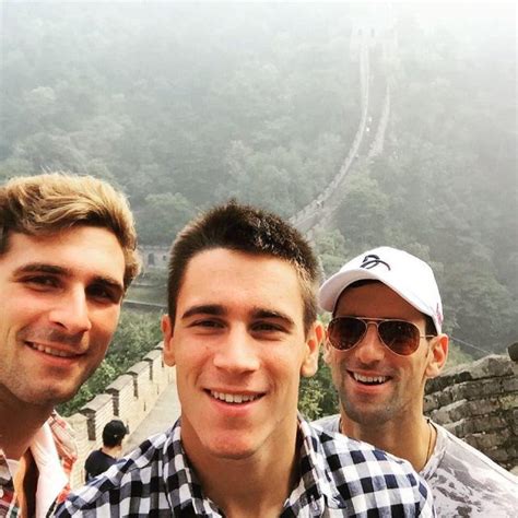 Novak Djokovic — Novak With His Brothers Marko And Djordje His