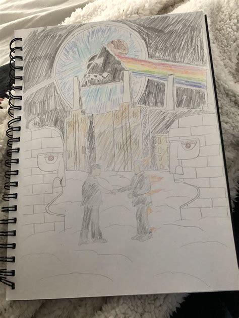 Just Made A Drawing Of As Many Pink Floyd Album Covers As