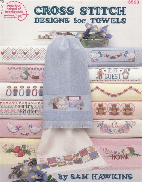 Border Cross Stitch Patterns For Towels By Sam By Paperbuttercup