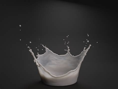 Milk Splash 3d Model Cgtrader