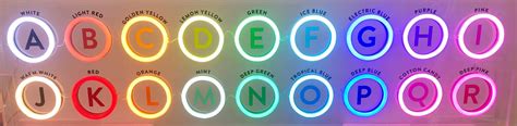 Custom Neon Colours 18 Fluorescent Colours For Indoor And Outdoor Signs