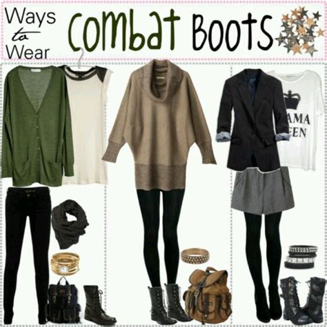 Work Wear For My Boots Combat Boot Outfits Casual Winter Outfits Combat Boot Outfit