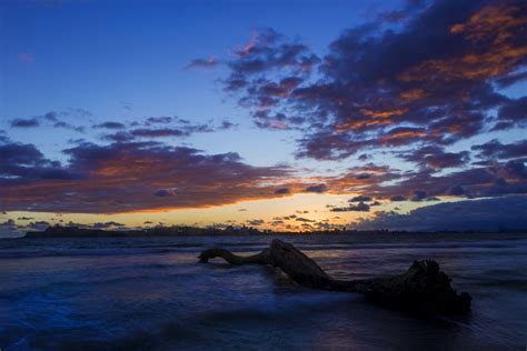 Beach Sky Sunset Sun Trees Lake Clouds Colour