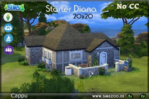 Blackys Sims 4 Zoo Starter Diana By Cappu • Sims 4 Downloads