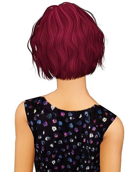 Newsea`s Foam Summer Hairstyle Retextured By Pocket Sims 3 Hairs
