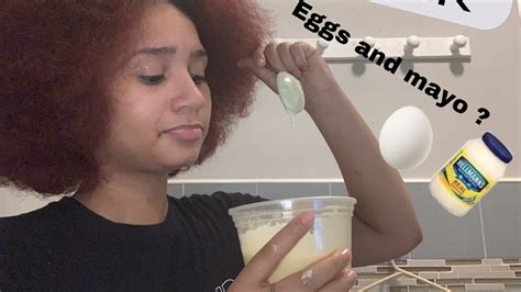 eggs and mayo hair mask best way to get thick and soft hair youtube