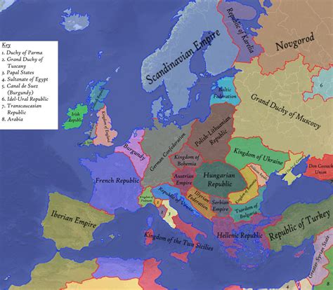 Map Of Europe In My Alternate History Setting Imaginarymaps Images