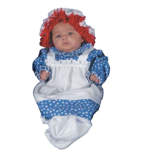 Infant Raggedy Ann Bunting Halloween Costume Size 0 6 Months
