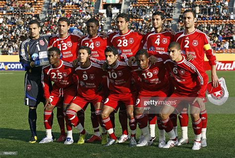 Tunisias Etoile Sportive Du Sahel Line Up For A Group Team Photo