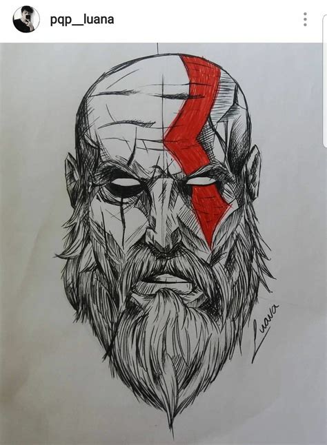 Pin De I Ruce I Anner Em Paint Desenho Tatuagem Desenhos Para Tatuagem Kratos Desenho