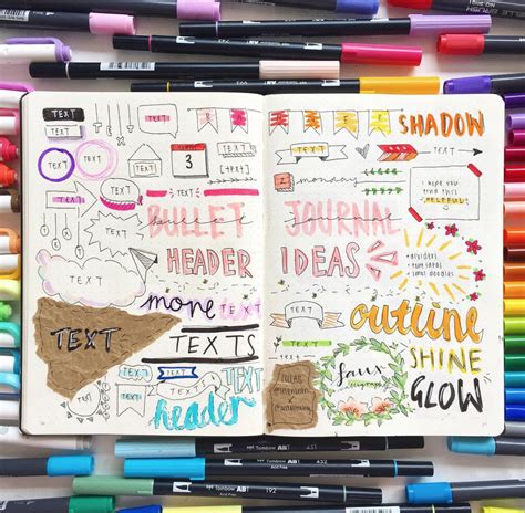 Hundreds Of Awesome Bullet Journal Headers — Sweet Planit