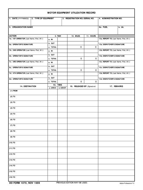 Dd Form 1970 Fill Out And Sign Online Dochub