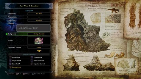 This page is a stub: Guild Card Backround Guide : MonsterHunter