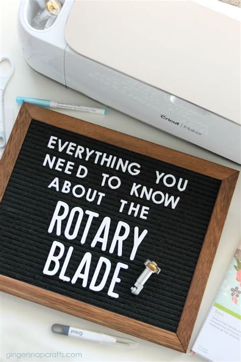 Everything You Need To Know About The Rotary Blade Cricut Cricutmade