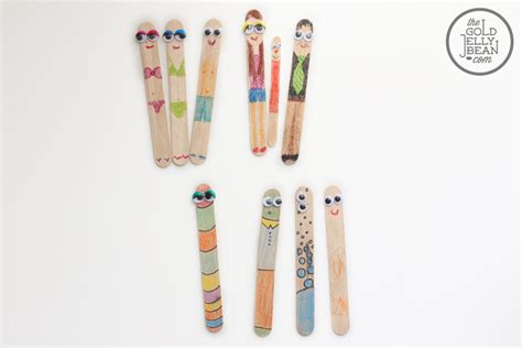 Imaginative Play With Stick People The Gold Jellybean