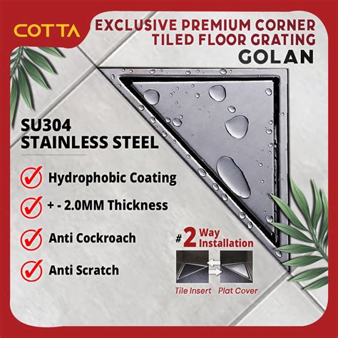 Cotta Golan Floor Grating Trap Cover Tile Insert Trap Anti Smell Anti Cockroach Floor Drain
