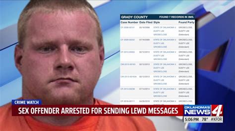 registered sex offender arrested after allegedly sending lewd proposals