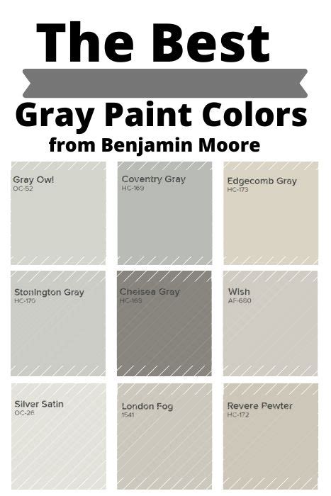 The Best Benjamin Moore Gray Paint Colors West Magnolia