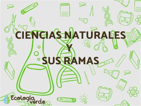 Qué Son Las Ciencias Naturales Y Sus Ramas