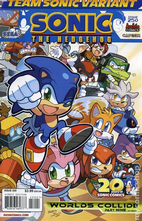 Sonic The Hedgehog 1993 Ongoing Series 250 Variant Cover Comic Book