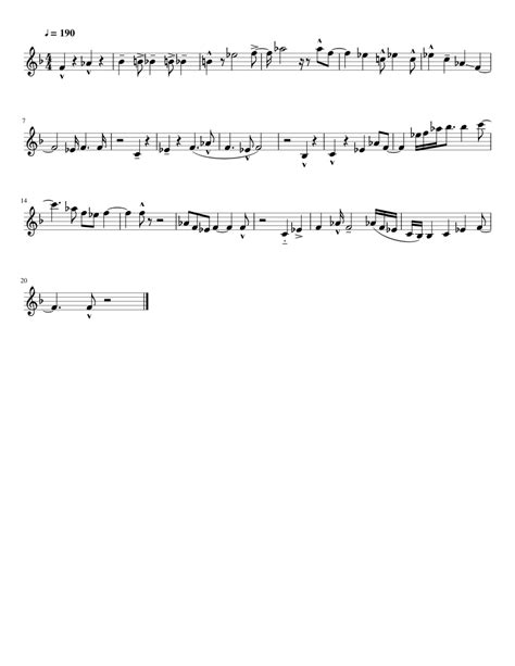 Bari Sax Solo Sheet Music For Baritone Saxophone Download Free In Pdf