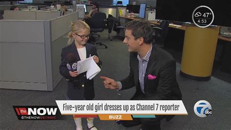 Little Girl Wears Channel 7 Reporter Costume Youtube