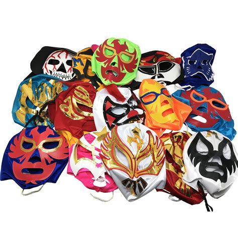 Buy Pack M Scaras De Luchador Assorted Mexican Wrestling Masks