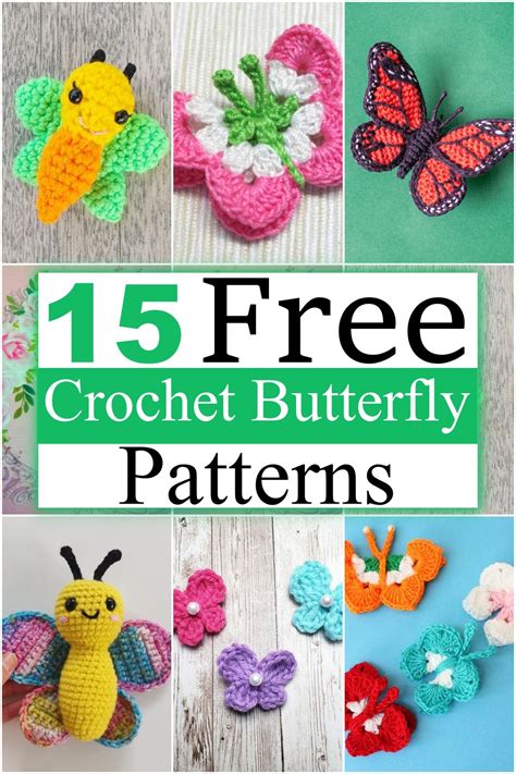 15 Free Crochet Butterfly Patterns All Crochet Pattern