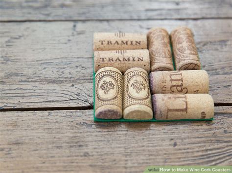 How To Make Wine Cork Coasters With Pictures Wikihow