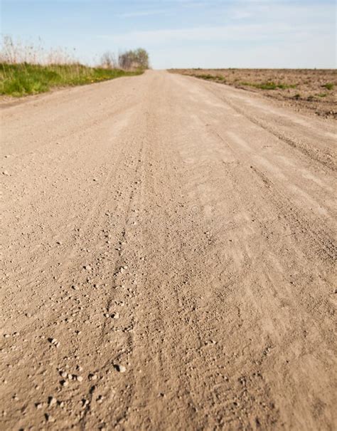 Dusty Country Road Stock Image Image Of Road Cultivated 29700713