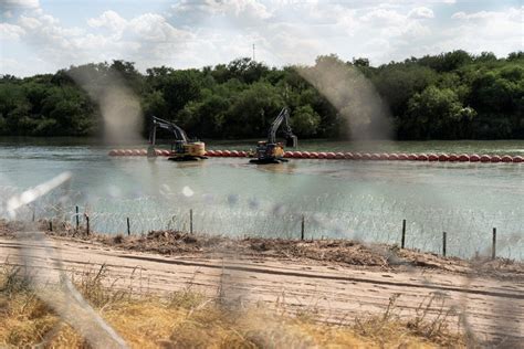 Us Sues Texas Over Floating Border Barriers Inquirer News