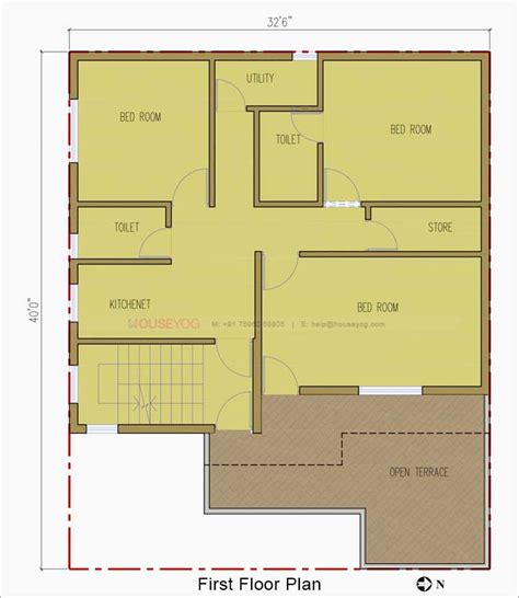 32 X 40 House Plan 1280 Sq Ft Vastu House Plan Elevation Design