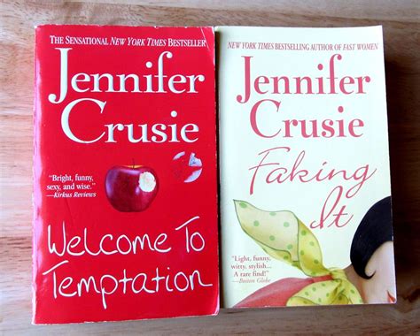 Jennifer Crusie 2 Book Lot Faking It Welcome To Temptation Romance