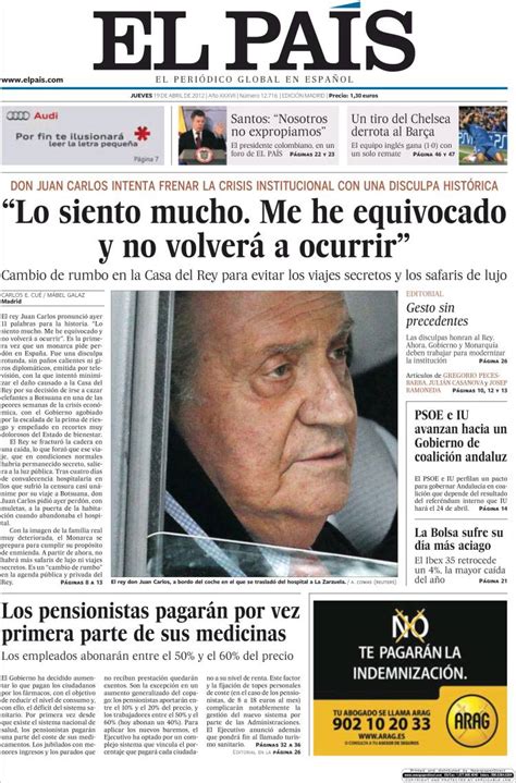 La Portada De El País Tjd