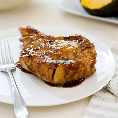 Sweet And Spicy Thick Cut Pork Chops
