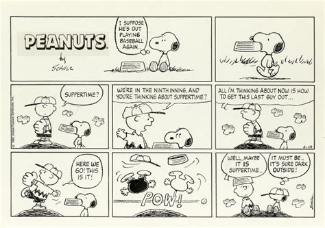 An Original Peanuts Comic Strip Can Be Yours—for 30000 Mental Floss