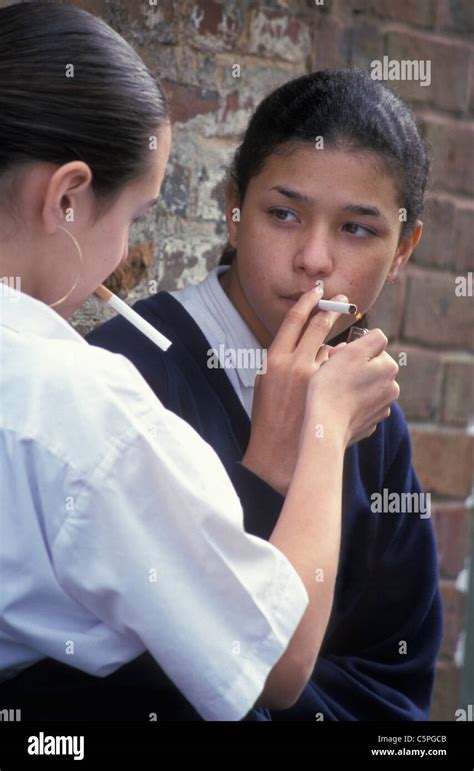 Smoking School Girl Telegraph