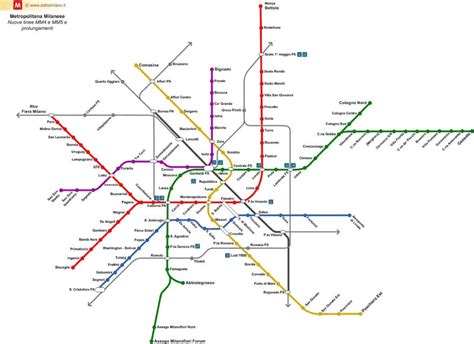 Nuova Mappa Metropolitana Milano