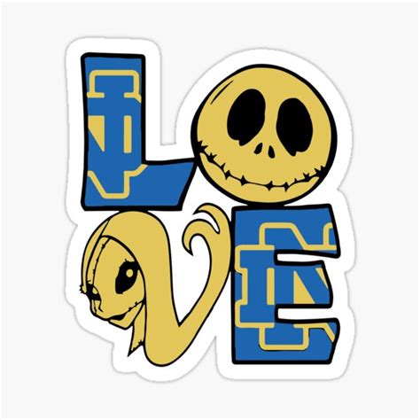 Jack Skellington And Sally Love Fighting Irish Sticker For Sale By