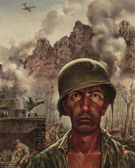 Dramatic Artwork By Us Soldiers Shows A Century Of War Through Their