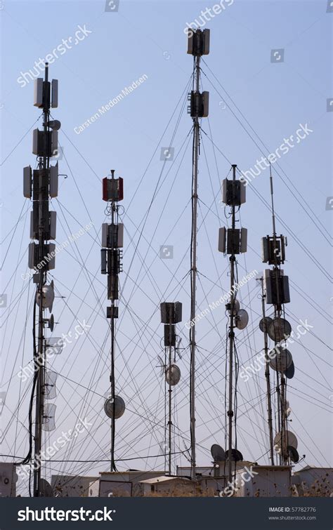 Various Types Of Communication Towers Stock Photo 57782776 Shutterstock