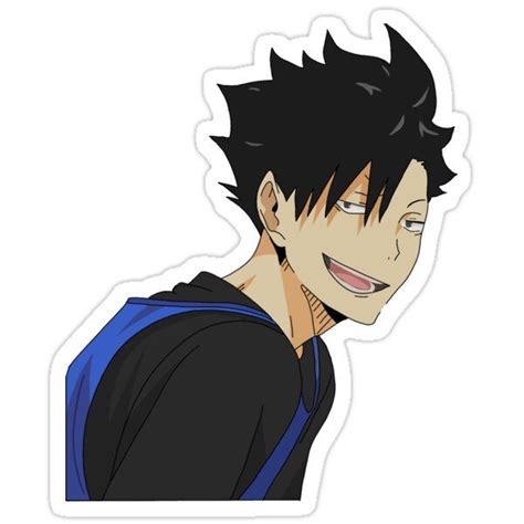 Kuroo Sticker By Itskisaa In 2021 Anime Printables Anime Stickers