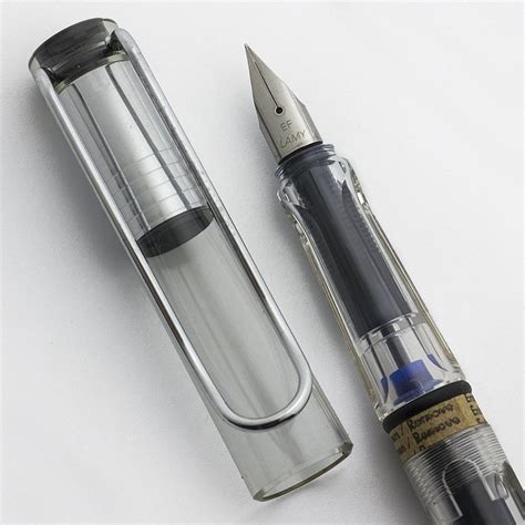 Lamy Safari Fountain Pen Clear Demonstrator Extra Fine New