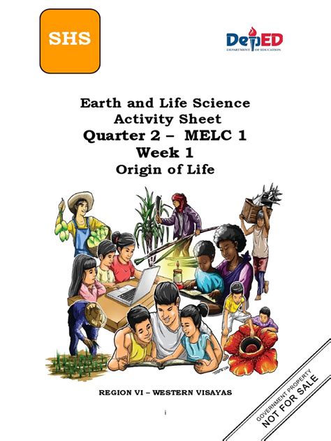 Shs Las Earth Life Science Melc 1 Q2 Week 1 Pdf Cell