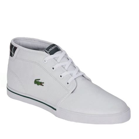 Lacoste Lacoste Ampthill Lup Spm White White N6 Mens Trainers
