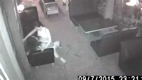 Frisky Waitress Caught With Customer On CCTV Metro Video
