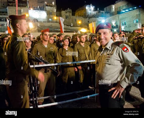 Jerusalem Israel 16th January 2014 The 98th Division Commander