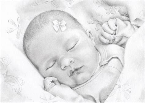 And don't worry, there are lots of fun ways to teach this fine motor skill. Custom Newborn Drawing Baby Illustration Memory Sketch